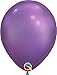 Qualatex Chrome Purple Metallic 11 Inch Latex Balloons 100 Count