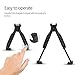 Vbestlife Tactical Rifle Bipod Adjustable Hunting&Shooting Bipod Hunting Rifle Bipod Sling Swivel Mount