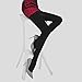 2 Pair of Womens 120 Denier Semi Opaque Solid Color Footed Pantyhose Tights, Black