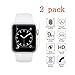 [2 Pack] Apple Watch 38mm Tempered Glass Screen Protector, supertima [Only cover flat area][9H Hardness][Anti-Fingerprint][Anti-Bubble] screen protector for Apple Watch 38mm