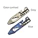 Titaner Titanium Multitool Pry Bar Bottle Opener Screwdriver Wrench Tool EDC Gear Keychain Tools (Blue)