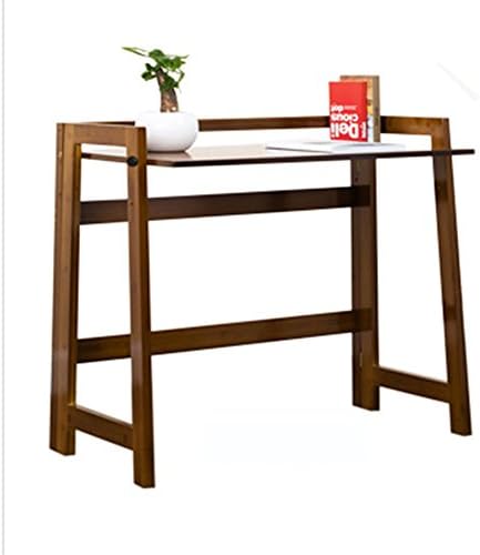 GYH zhuozi LJHA Computer Desk Desktop simple desk Simple writing desk Lazy table Folding small table (Brown) (105 * 43cm) table