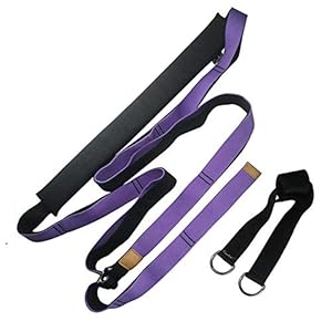 NOBRAND Stretcher Strap Door Adjustable Yoga,Flexibility Stretching Leg Pull Training Waist Belt Ballet Dance Exercise Resistance Band
