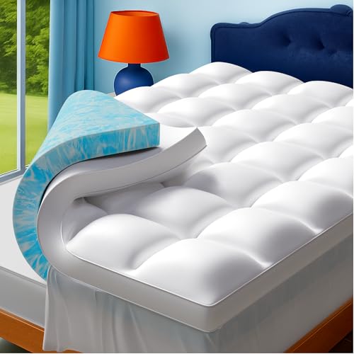 King Size Dual Layer 4 Inch Memory Foam Mattress
