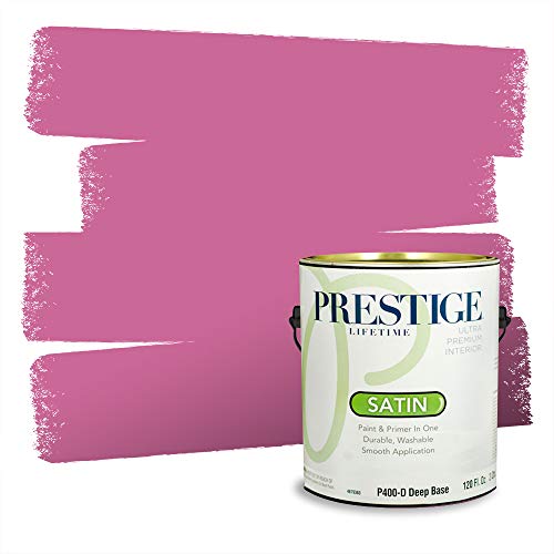 PRESTIGE Paints P400-D-1002-1BVP Paint and Primer In One, 1 gallon, Rose Dust