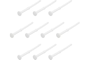 MECCANIXITY 30PCS Fan Shock Absorbing Rubber Nail, Long Style Computer Hardware Cooling Fan Screws Anti Noise Shockproof Sili