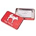 Juvale 6 Pack Tin Christmas Gift Card Boxes With Lids for Stocking Stuffers, 6 Winter Animals Designs (5 x 3.25 In)
