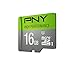 PNY High Performance 16GB High Speed MicroSDHC Class 10 UHS-I, U1 up to 60MB/sec Flash Memory Card (P-SDU16GU160G-GE)