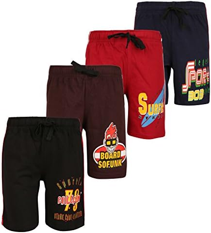 dongli Printed Boys Sports (Pack of 4)