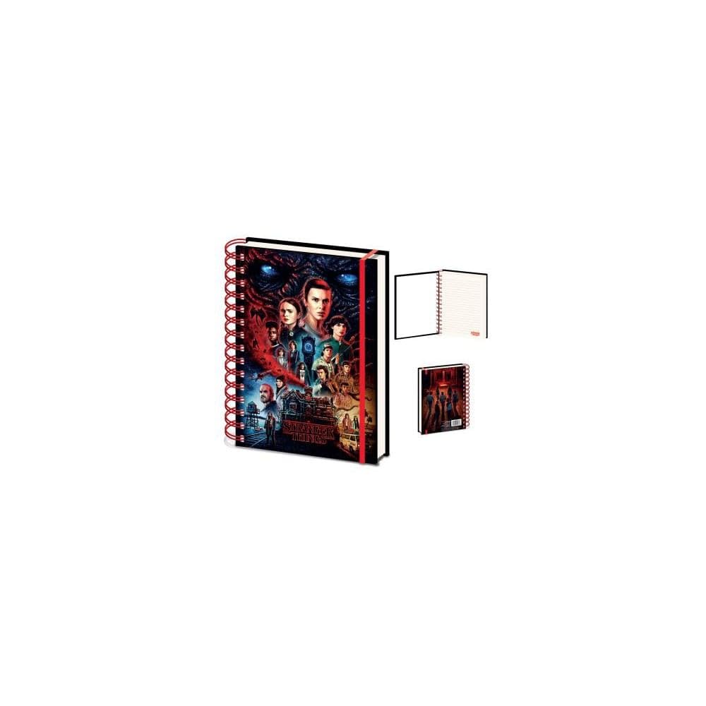 Rings Notebook Stranger Things Cover 3D A5