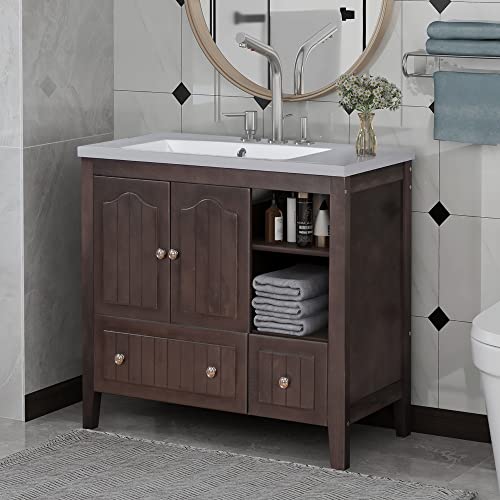 36 Inch Bathroom Vanity Vessel Sink