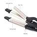 Huachi Curling Iron 2 in 1 Travel Straightener and Curler Beach Waves, Dual Voltage 110-220Volt Ceramic Flat Iron for Long Short Hair, Instant Heat 100-220C Curling Wands, 1 1/4 Inchthumb 3