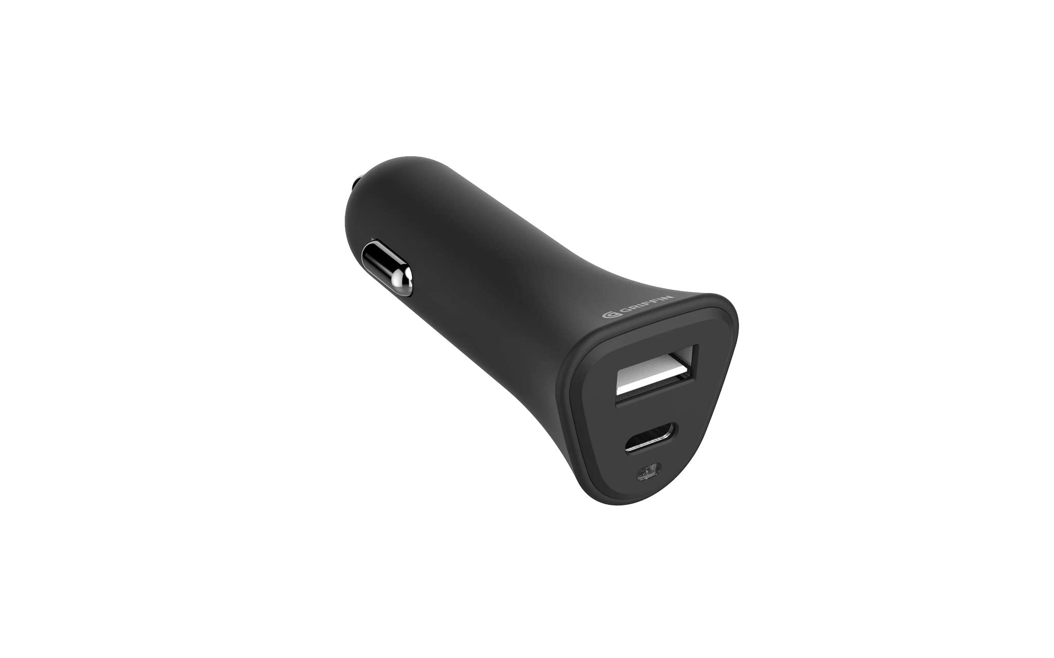 PowerJolt Car Dual USB-C 15 and USB-A 12V Black