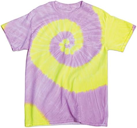 Flowing Wave Design Unisex Adult Tie Dye T-Shirt Tee