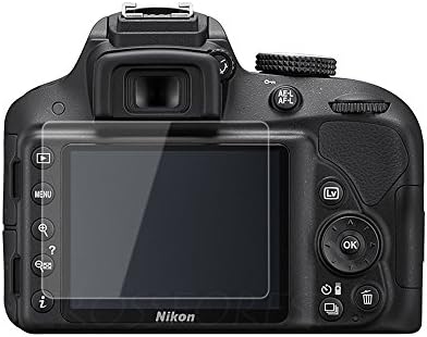CROSSFOREST Glass Screen Protector for Nikon D3300/D3200 | Round Edge | CF-GCND3300