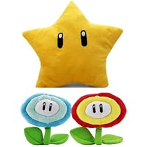 Amazon.com: HANBO 7''Plush Fire Flower & Ice Flower Plush & 12 ...