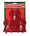 Pennsylvania Christmas Company Red Velvet Bow with Crystal Drop 6-Pack