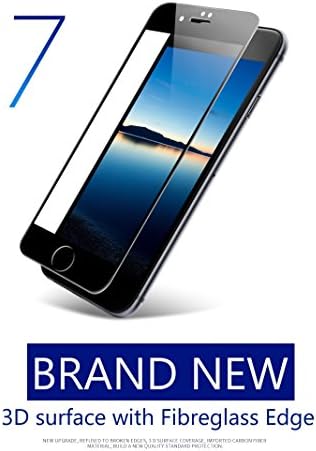 Judacom iPhone 7 Plus Edge-to-Edge 3D Tempered Glass Screen Protector (5.5" Black)
