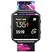 Fitbit Blaze Bands, SKYLET Silicone Replacement Band with Steel Frame for Fitbit Blaze Bracelet (No Tracker)