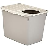 Amazon Basics No-Mess Hooded Cat Litter Box, 20 x