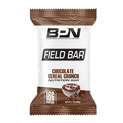 Bare Performance Nutrition, Field Bar, High Protein Bar, Nutrition Bar, Made with Whole Ingredients, Naturally Sweetened, Peanut Butter, Contains Chocolate Cereal (12 Bars, Chocolate Cereal Crunch) - Thumbnail 3