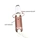 VAV 2 In 1 Mini Travel Hair Straightener And Curler Ceramic Tourmaline Coated Barrel Flat Iron Dual Voltage Rose Gold