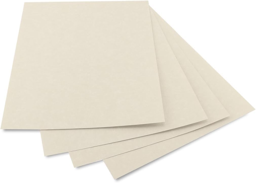 Hygloss Products Hygloss 92352 Products Craft Parchment Paper, Printer Friendly, Made in USA, 8-1/2 x 11, 500 Sheets, Gray
