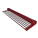 Domestic Corner - Dish Rack - Over-the-Sink Roll-Up Drying Rack - Dark Red
