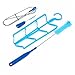 4-in-1 Hydration Water Bladder Cleaning Kit - Drying Rack/Big Brush/Small Brush/Long Flexible Brushes for Camping Cycling Hiking Backpack Bottle Cleaner