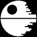 Yoonek Graphics Death Star by Decal Sticker for Car Window, Laptop, Motorcycle, Walls, Mirror and More. # 466 (4