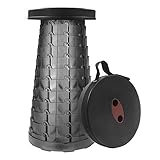 Portable Telescoping Stool Folding Camping Stool Seat for Fishing Hiking Traveling Outdoor Activities