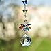 H&D Handmade 30mm Crystal Ball Chandelier Prisms Butterfly Ornaments Hanging Suncatcher (Clear)