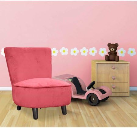 Jump and Dream Mini Slipper Chair | Perfect for Watching TV, Reading, Gaming or Relaxing (1, Pink)