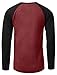 NE PEOPLE Long Sleeve Raglan Tshirt with Button Placket