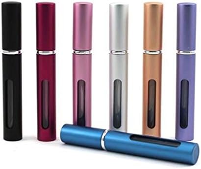 Travel Mini Portable Refillable Perfume Bottle Empty Perfume Atomizer Bottle Airless Pump As Gift black 5ml