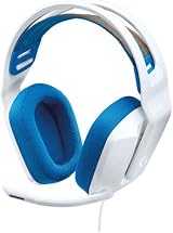 Logitech G G335 Wired Gaming Headset 3.5mm Mic Flip to Mute White view 4