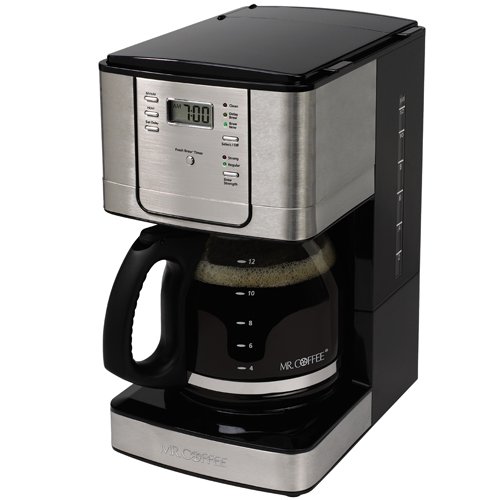 Mr. Coffee 12Cup Programmable Coffee Maker, Stainless Steel The Home