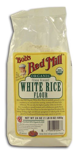 Bob's Red Mill White Rice Flour, Stone Ground, Orga (Pack of 3)