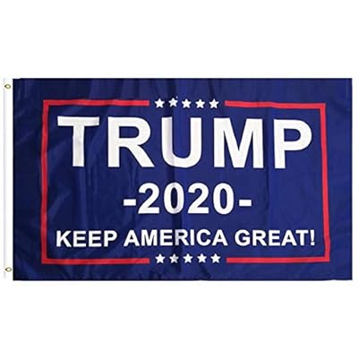 PringCor - 2020 President Donald Trump - Keep America Great! Durable Republican Conservative Flag with 2 Brass Grommets for Hanging