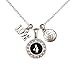 Custom Player ID Volleyball Necklace (#4, One Size)