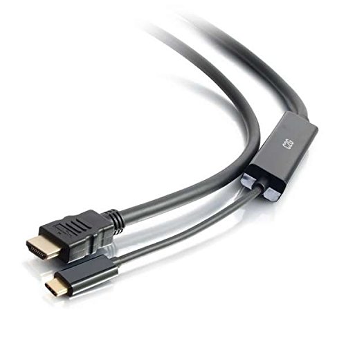 C2G USB Adapter, HDMI Adapter, USB C to HDMI, 4K, 60Hz, Black, 15 Feet (4.57 Meters), Cables to Go 2