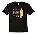 Alexander Hamilton Quote Shirt Gold Silhouette T-Shirt