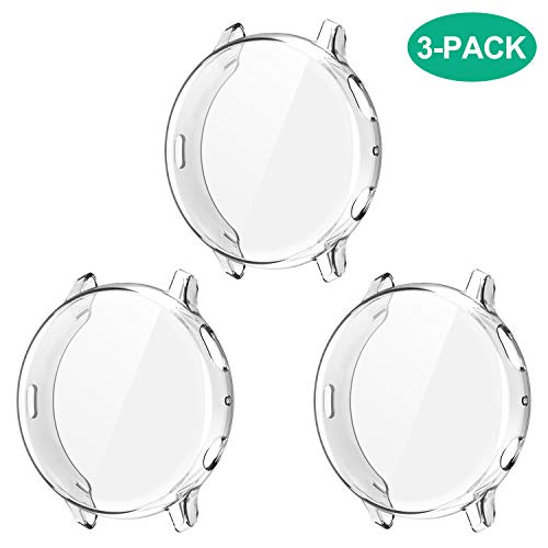 [3 Pack] Screen Protector Case for Galaxy Active 2 44mm Smartwatch, Soft Clear TPU Full Coverage Case Anti-Scratch Protective Cover Shell Compatible with Galaxy Active 2 44mm Smartwatch Accessories - Thumbnail 7