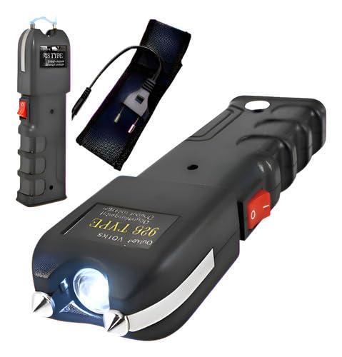 Kit Lanterna Tática LED, Equipamento 2 em 1, Segurança e Defesa Pessoal em Qualquer Lugar, Ideal Para Noites, Viagens, Proteção na Palma da Mão