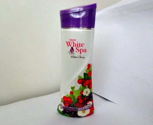 MISTINE WHITE BERRY SPA UV LOTION ENRICH WITH MIXED BERRIES ESSENCE AND PEELING WHITE BLOSSOM 200 ml.