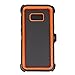 Samsung Galaxy S8+ Case-Heavy Duty Full Body Protective Rugged Holster w/Belt Clip,Shock Resistant Case Cover for Galaxy S8 Plus (Orange-Tree-Camo)
