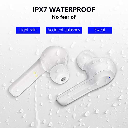 LAIWEN Hearing Amplifier Aid For Seniors 2-Pack with Charging Box (White)