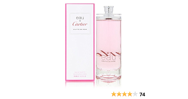Amazon.com : Cartier Eau de Cartier Goutte de Rose Eau de Toilette Spray,  6.75 Ounce