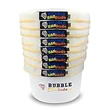 BUBBLEBAGDUDE Bubble Bags All Mesh 20 Gallon 8 Bag Set Herbal Ice Essence Extraction Bag Kit with 10 x 10
