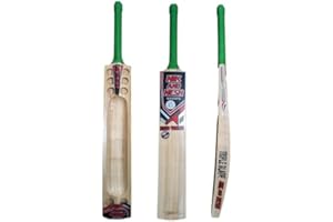 Nik&Nesh Kashmir Willow Hard Tennis Cricket Bat Adult Size Scoop Design with Full Protection Bat Cover (Scoop Bat)